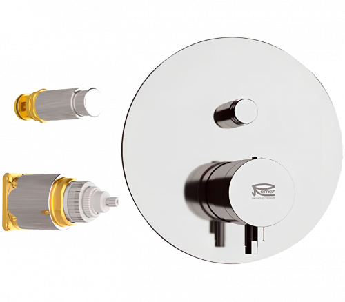 Concealed module two-ways | thermostatic | chrome gloss | X STYLE | upper part