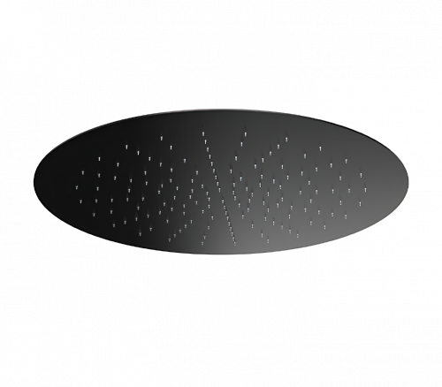Vestavaná sprchová hlavica | kruhová Ø 340 mm | čierná mat