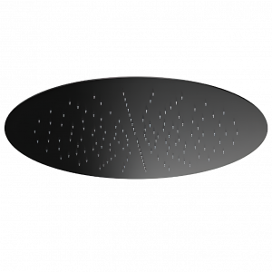 Vestavaná sprchová hlavica | kruhová Ø 340 mm | čierná mat
