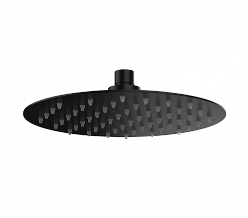 Sprchová hlavica SoffiSlim RD | závesná | Ø 300 mm | kruhový | čierná mat