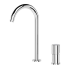 Standing washbasin faucet | two -elementary | lever | L | chrome black ground polished matte | CELEBRITY CHESTER