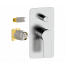 Concealed module two-ways | lever | chrome gloss | ENERGY | upper part
