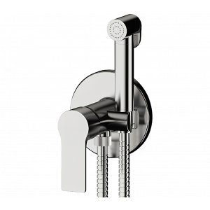 Bidet faucet | with bidet spray | podomítková | rectangular | chrome gloss | ENERGY
