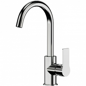 Sink mixer ENERGY stand lever | 126 mm | with swivel nozzle | chrome gloss
