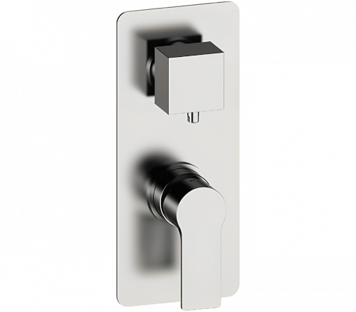 Concealed module four-way lever mixer | lever | white mattte | ENERGY