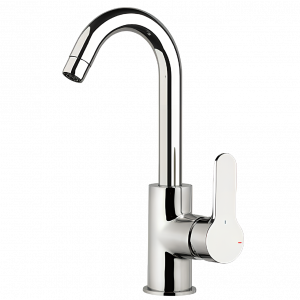 Standing washbasin faucet | lever | low | swivel | 292 | white mattte | WINNER ECO