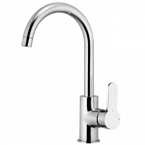 Standing washbasin faucet | lever | high | swivel | 330 | chrome gloss | WINNER ECO