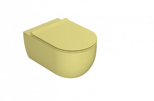 WC MODE | 530 x 340 x 330 | závěsné | horčicovo žltá mat