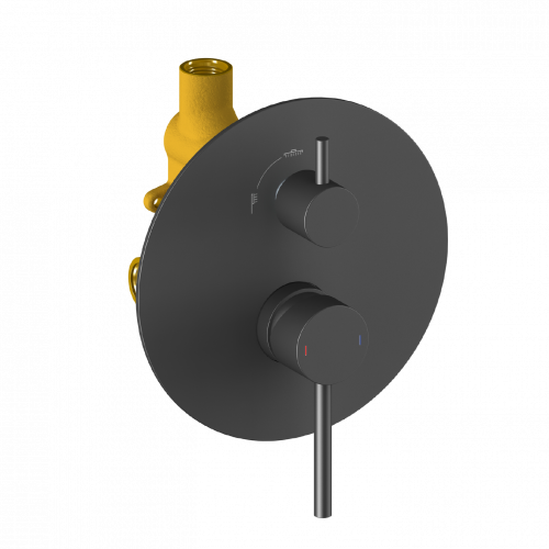 Concealed module two-ways | lever | black mattte | CIRCULO