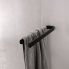 Držiak uteráka Nikau dvojitý 376mm | čierna mat