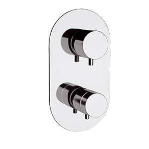 Concealed module five-way lever mixer | thermostatic | chrome gloss | MINIMAL THERMO