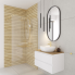 Standing washbasin faucet | lever | low | gold gloss | MOLLE