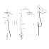 Shower sets | wall mounted sets | chrome | MOLLE