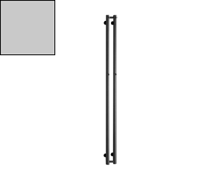 Radiátor Rosendal | 115x1500 mm | hnedá štrukturálne mat