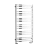 radiátor Avento | 600x1210 mm | chróm lesk