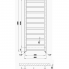 Radiátor Galeon | 500x1280 mm | biela štrukturálne mat