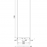 radiátor Pegasus | 608x1700 mm | biela štrukturálne mat
