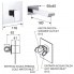 Umývadlová batéria Q-DESIGN | podomietková páková | dvojprvková | čierná mat