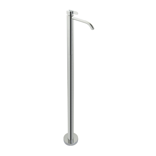 Freestanding basin mixer | lever | black brushed chrome | SWING | upper part