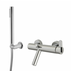 Wall-mounted bath mixer | lever | chrome gloss | SWING