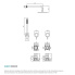 Shower sets | concealed sets lever | with hanging head Ø200 | brushed brass special | CURVY | upper part