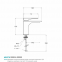 Standing washbasin faucet | lever | low | anthracite matt | with a drain | QD SMOOTH