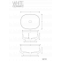 Sinks JUMPER | 500 x 400 x 130 | vessel sinks | curved | Pink mattte