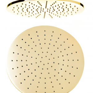 Sprchová hlavica Jazz | závesná | Ø 300 mm | kruhový | zlatá lesk