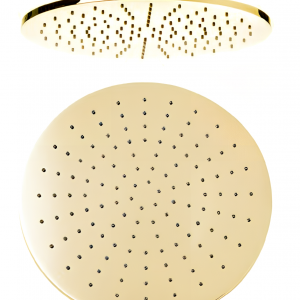 Showerhead Jazz | wall mounted | Ø 300 | circular | gold gloss