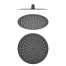 Sprchová hlavica CIRCULO | závesná | Ø 250 mm | kruhový | čierná mat