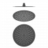 Sprchová hlavica CIRCULO | závesná | Ø 300 mm | kruhový | čierná mat