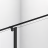 Stabilizační vzpěra, upevnění zeď-zeď+T kus | délka 1500 mm | černá