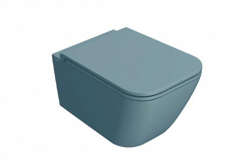 WC STONE | 520x360x330 mm | závesné | modrá mat