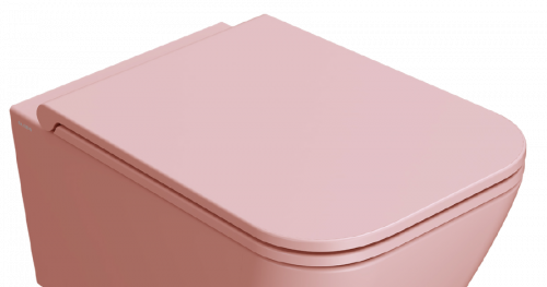 WC sedátko Globo Stone | 460x340 mm | Soft Close | ružová mat