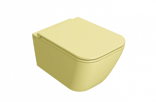 WC STONE | 520x360x330 mm | závesné | horčicovo žltá mat