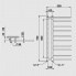 Radiátor Theia | 500x940 mm | pravé | hnedá štrukturálne mat