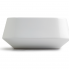 Umývadlo TAO | 420 x 420 x 180 | na dosku | štvorcový so zaoblenými hranami | Biela lesk