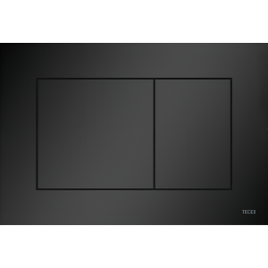 Control toilet module Now double action | black matt