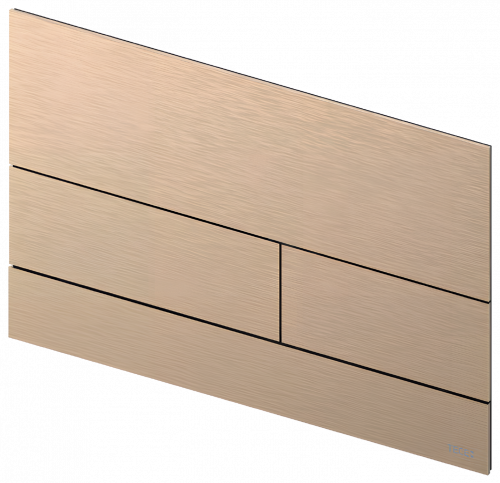 Ovládací WC modul Square Square II | Brushed Red Gold