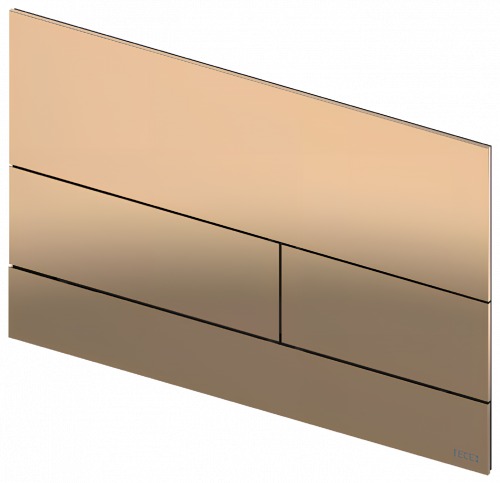 Ovládací WC modul Square Square II | Polished Red Gold