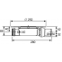Telo podlahového vpustu TECEdrainpoint S, DN 50 | bočním přítokem | s univerzálnou prírubou a tesnením Seal System