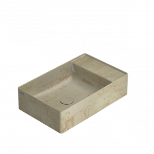 Umývadlo T-EDGE | 550 x 350 x 140 | Travertin mat