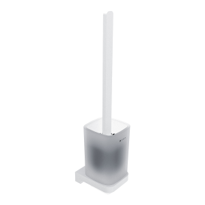 WC brush Maya with glass container | white matte