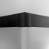 TLS G | Sprchová zástěna - Rohový vstup s dvoudílnými posuvnými dveřmi | TOP-LINE | 800 x 2000 | levá | černá