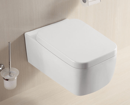 WC ZAHA 370 x 555 x 340 | závesné | biele + sedátko Soft Close