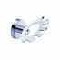 Toothbrush holder Unix | chrome