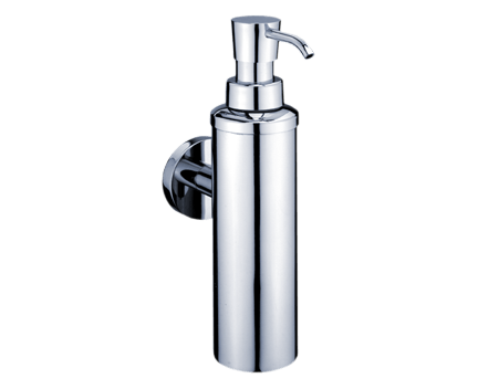 Soap dispenser Unix metal tube with a capacity of 200 ml | chrome