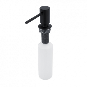 Vstavaný dávkovač na tekuté mýdlo | čierná | 35mm