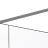 Fixační tyč NXT čtvercová 160 cm | stěna | chrom