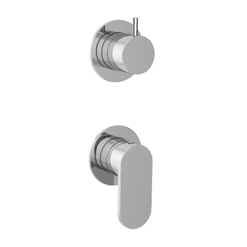 Concealed module two-ways | lever | chrome gloss | VIDA